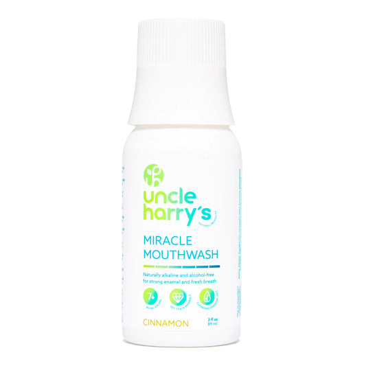 Uncle Harrys Miracle Mouthwash Cinnamon 3oz