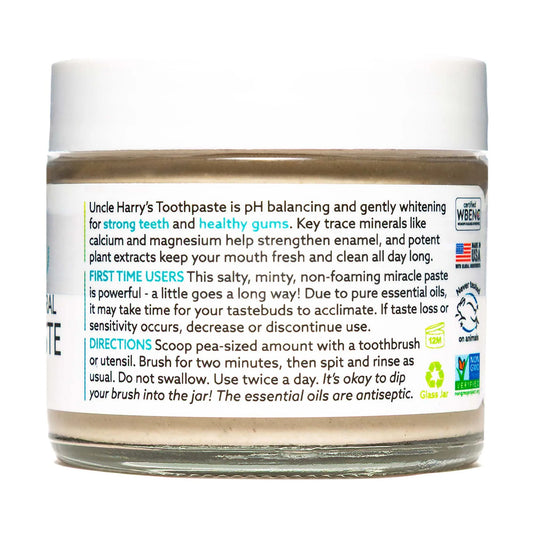 Uncle Harrys Toothpaste Mild Mint