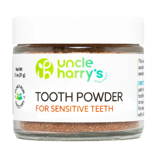 Uncle Harrys Tooth Powder for Sensitive Teeth 1oz