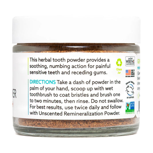 Uncle Harrys Tooth Powder for Sensitive Teeth 1oz