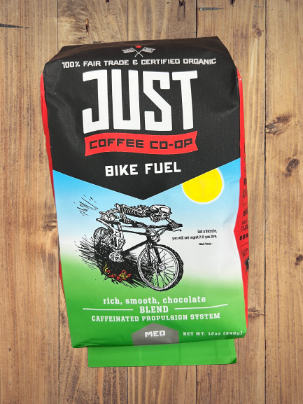 Just Coffee Co-Op Bike Fuel Medium Coffee 12 oz. Bag