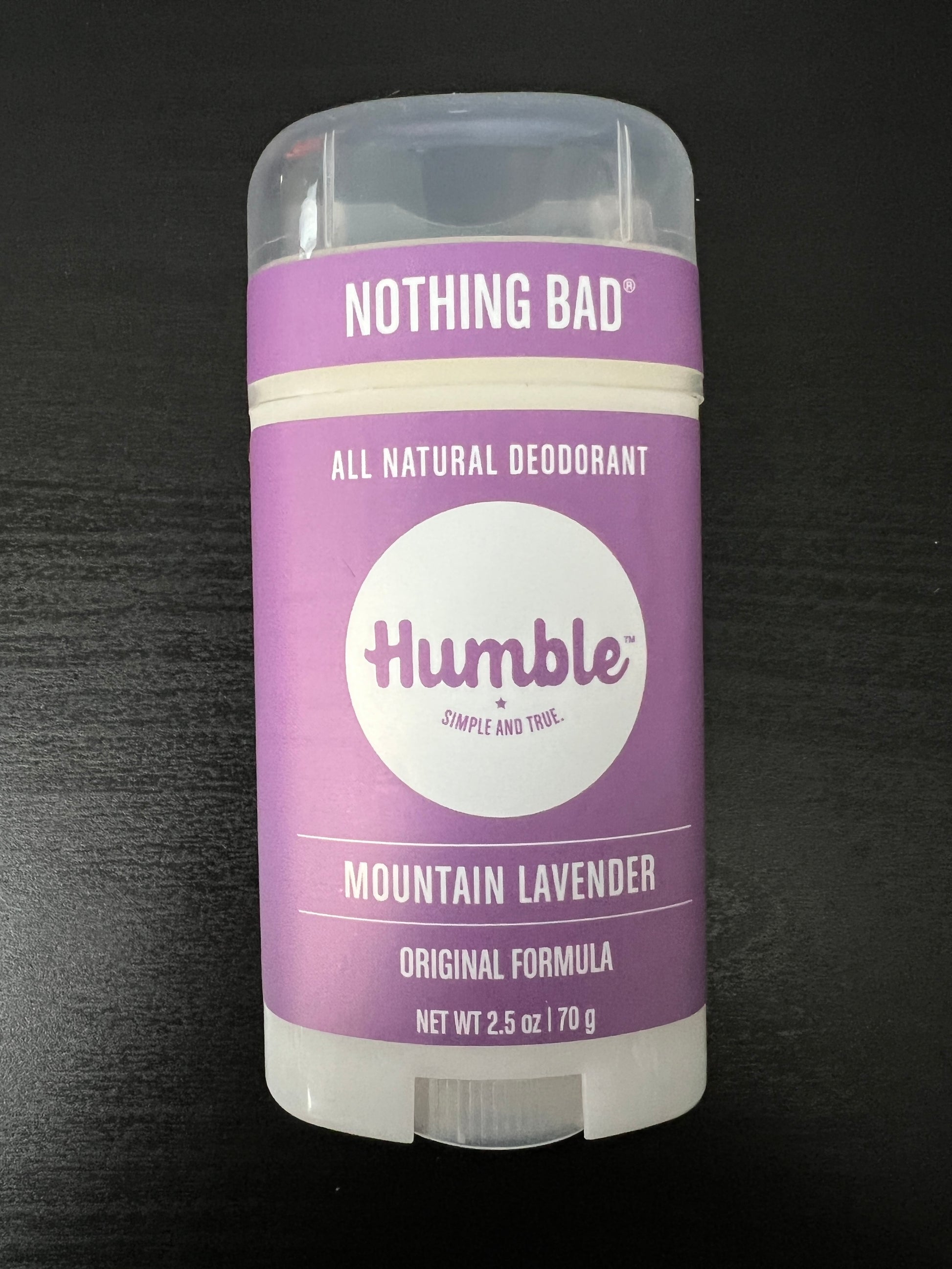 Humble All Natural Deodorant Mountain Lavender Front