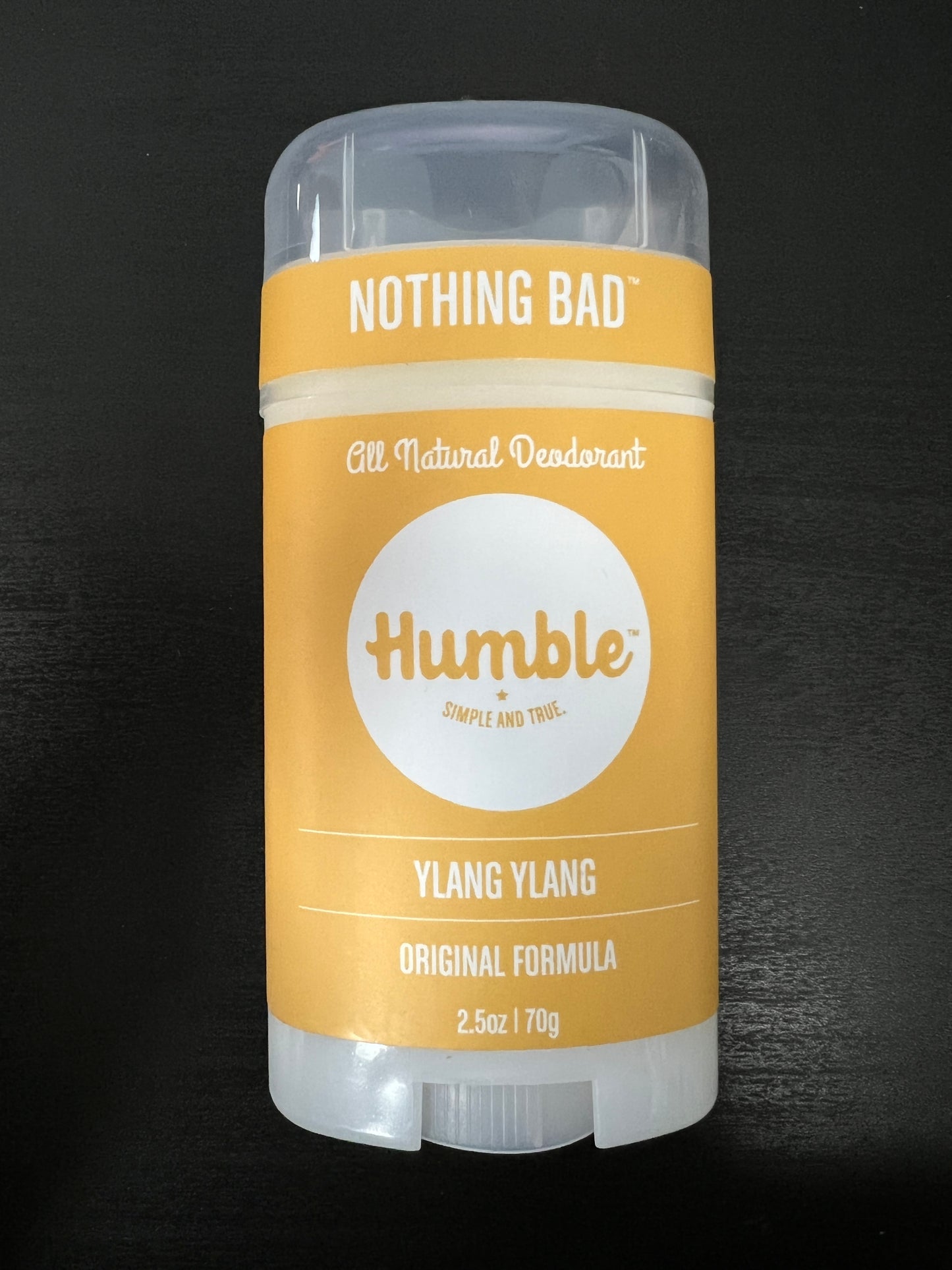 Humble All Natural Deodorant Ylang Ylang 2.5oz Front