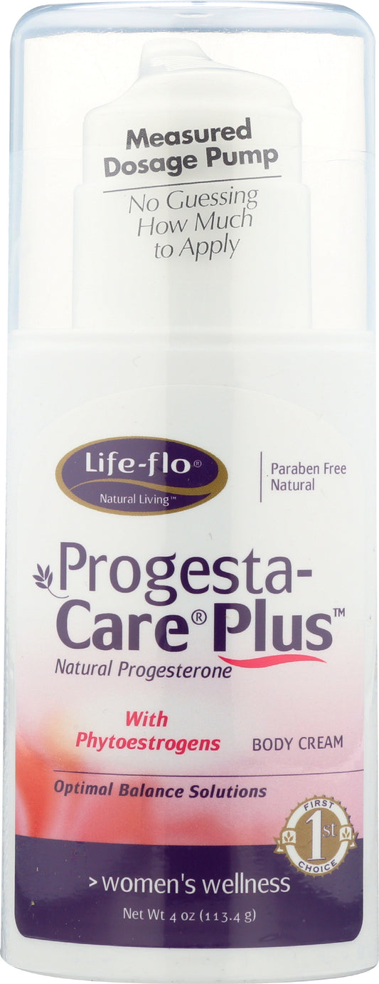 Life-flo Progesta-Care Plus 4 fl oz Front