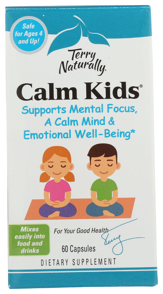 Terry Naturally Calm Kids 60 Capsules Front