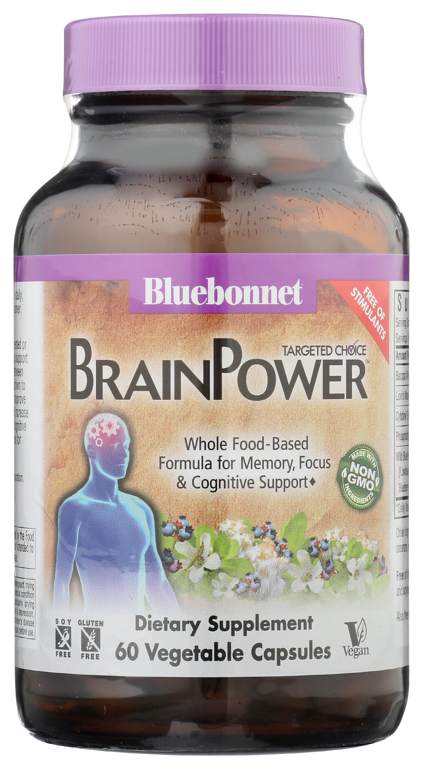 Bluebonnet BrainPower 60 Vegetable Capsules