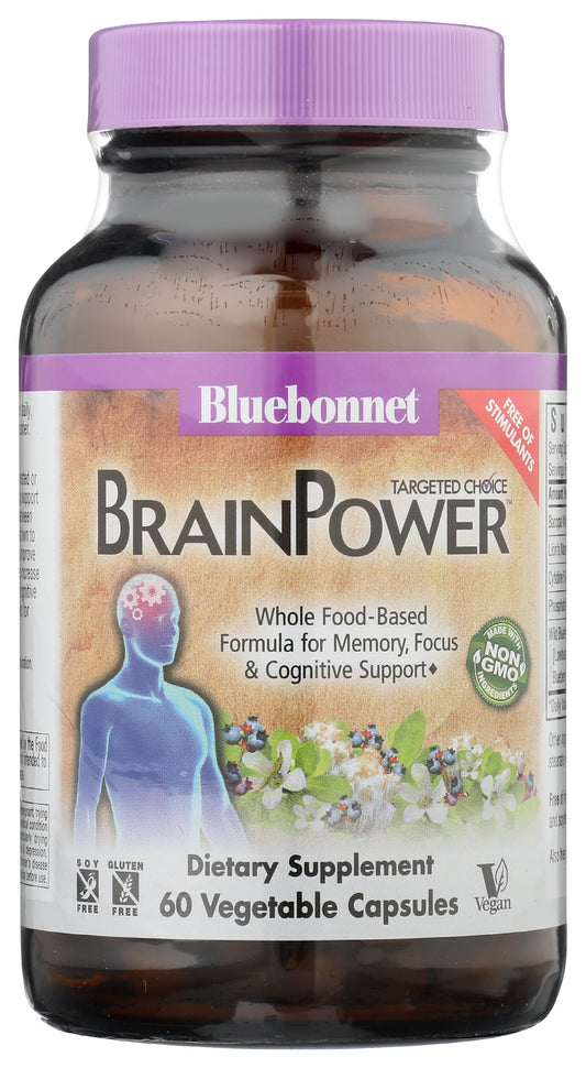 Bluebonnet BrainPower 60 Vegetable Capsules