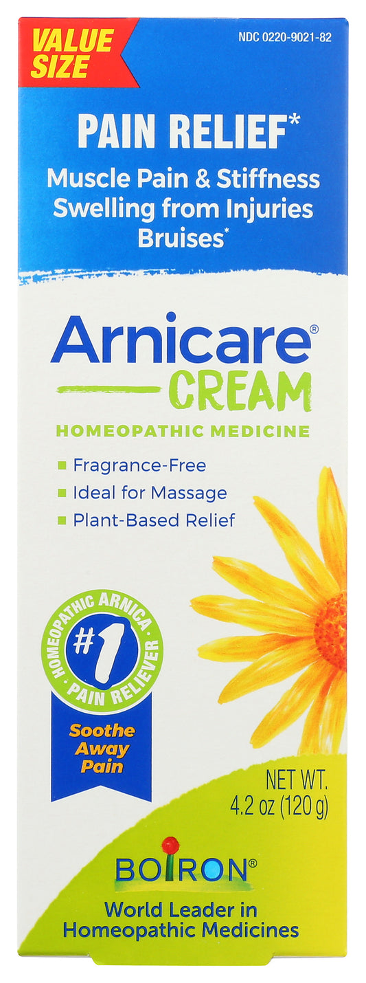 Boiron Arnicare Pain Relief Cream 4.2oz Front
