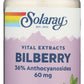 Solaray Vital Extracts Bilberry 60 mg 60 VegCaps Front