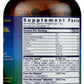 HealthForce SuperFoods Vitamineral Green 120 Vegan Caps Back of Bottle