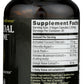 HealthForce SuperFoods Charcoal Supreme 120 VeganCaps Back of Bottle