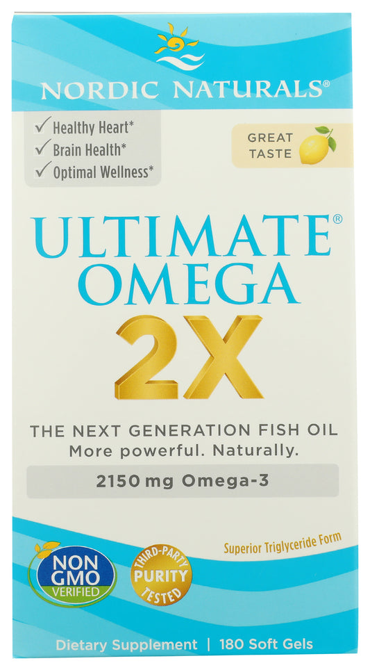 Nordic Naturals Ultimate Omega 2X 2150mg Front of Box