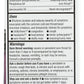Nature's Way Umcka Cold + Flu 4 fl oz Back of Box