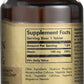 Solgar Niacin (Vitamin B3) 100 mg 100 Tablets Back of Bottle