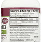 Terry Naturally Vitamin D3 5,000 IU 90 Chewable Tablets Back of Bottle
