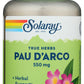 Solaray Pau D'Arco 550 mg 100 VegCaps Front of Bottle