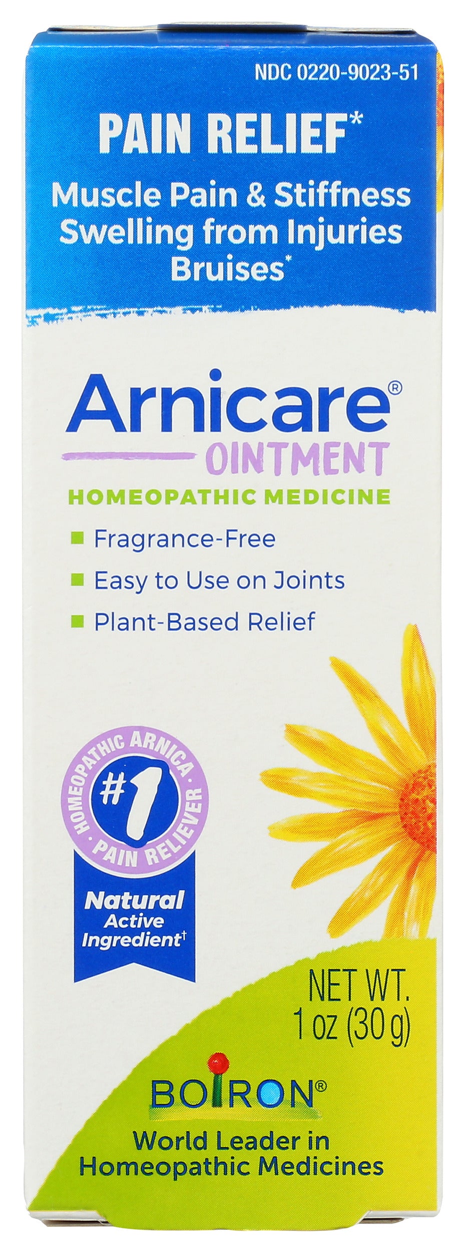 Boiron Arnicare Pain Relief Ointment 1 oz Front