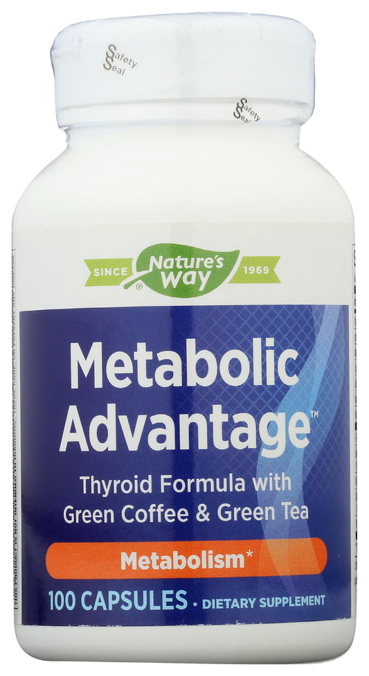 Nature's Way Metabolic Advantage 100 Capsules Front of Bottle