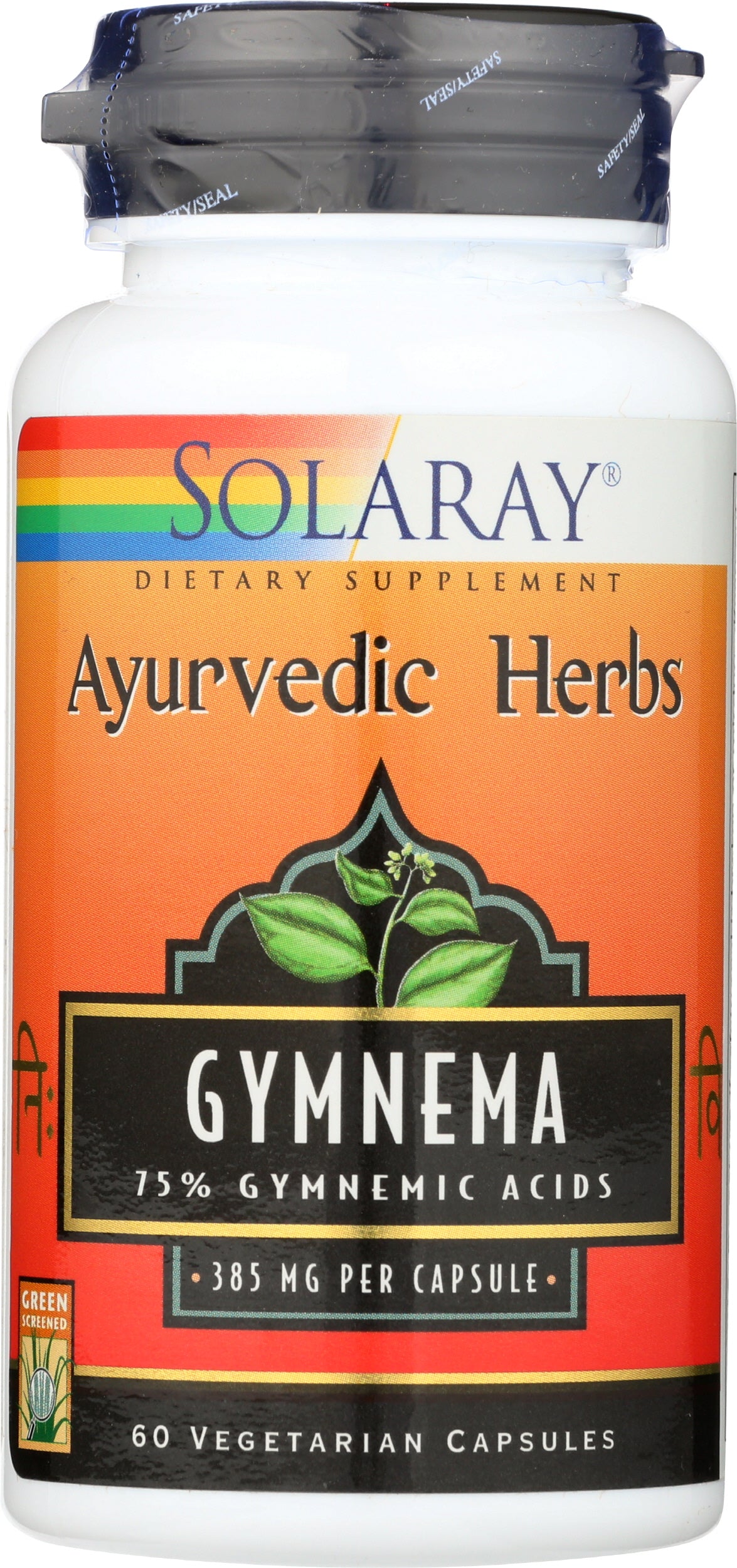 Solaray Vital Extracts Gymnema 385 mg 60 VegCaps Front of Bottle