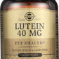 Solgar Lutein 40 mg 30 Soft Gels Front