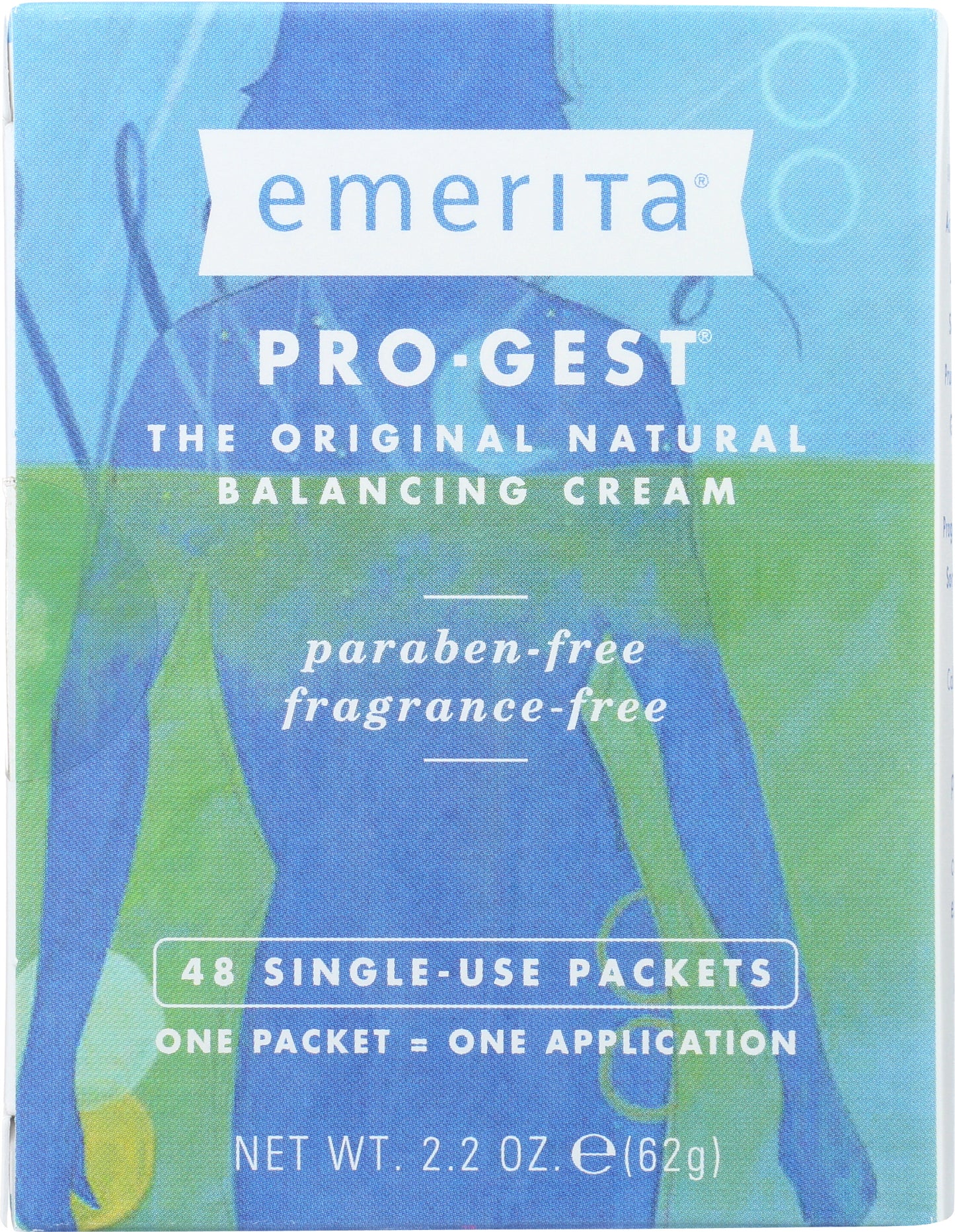 Emerita Pro-gest Balancing Cream 48 Packets Front