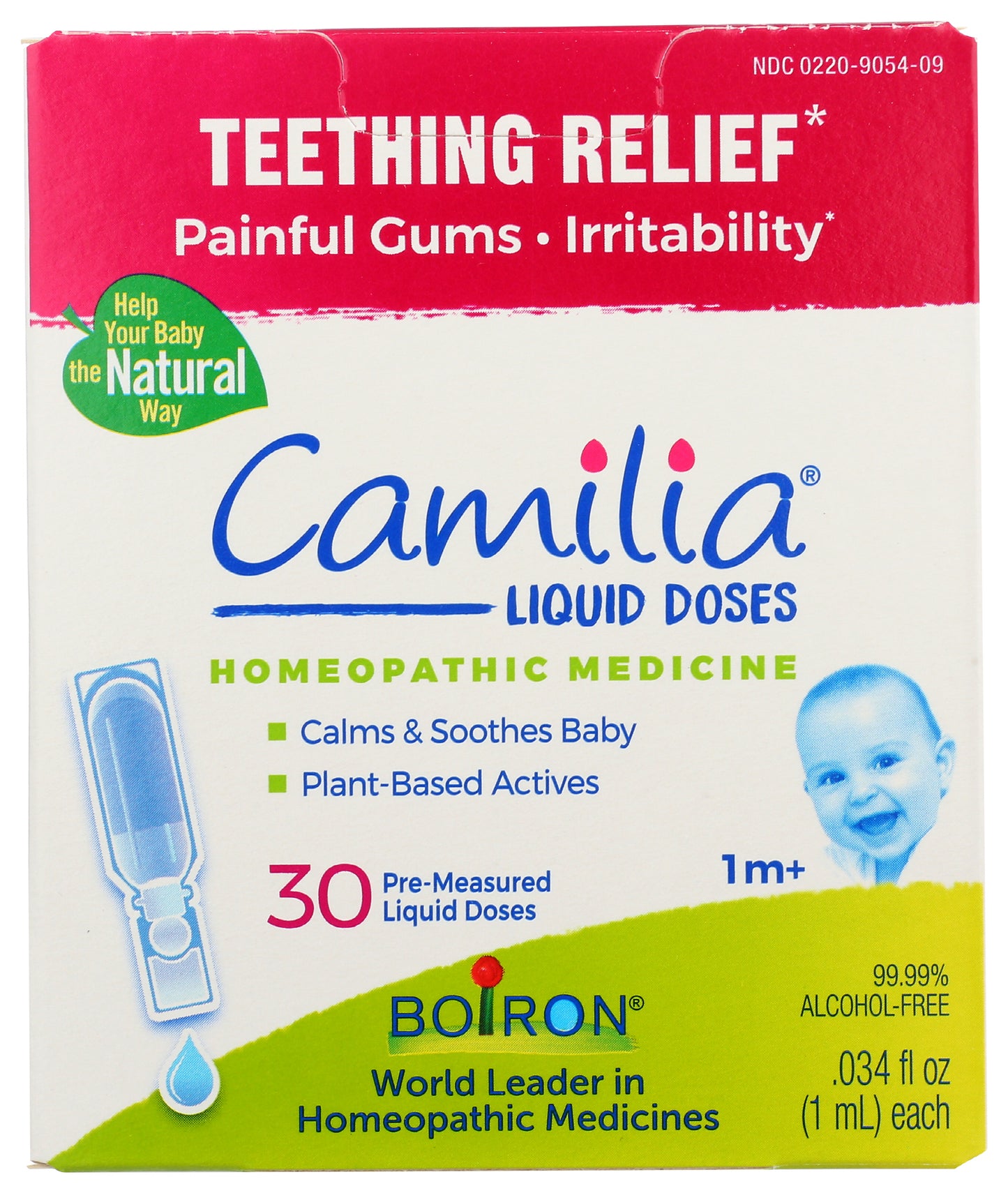 Boiron Camilia Teething Relief 30 Liquid Doses Front