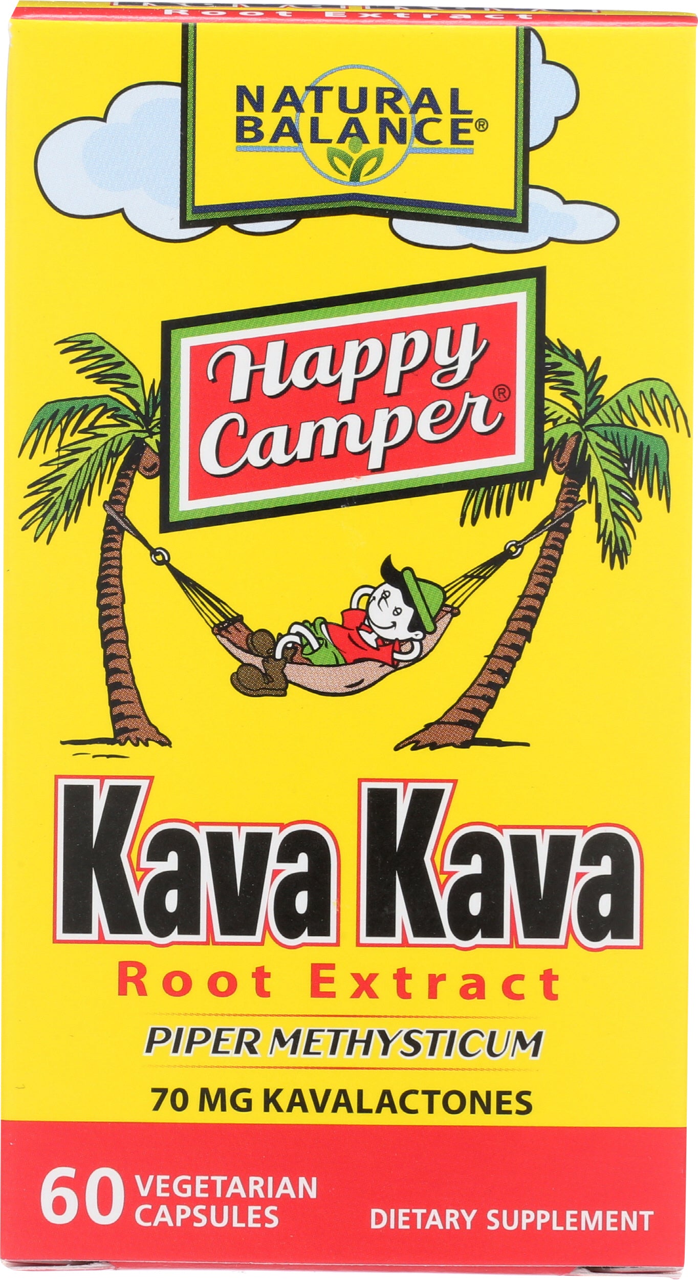 Natural Balance Kava Kava 234 mg 60 VegCaps Front of Box