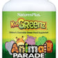 NaturesPlus Source of Life Animal Parade Kid Greenz 90 Chewable Tablets Front