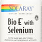 Solaray Bio E + Selenium 268mg 120 Softgels Front of Bottle
