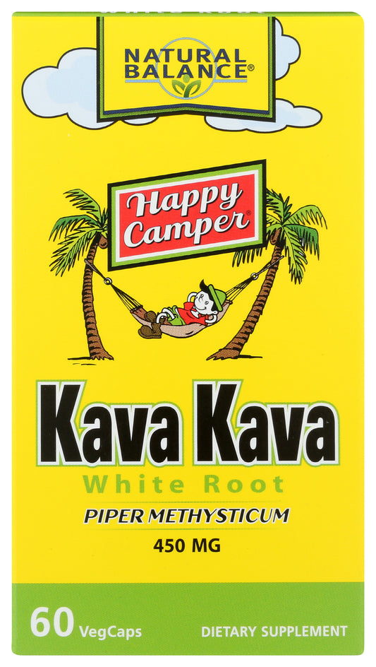 Natural Balance Kava Kava 60 VegCaps Front of Box