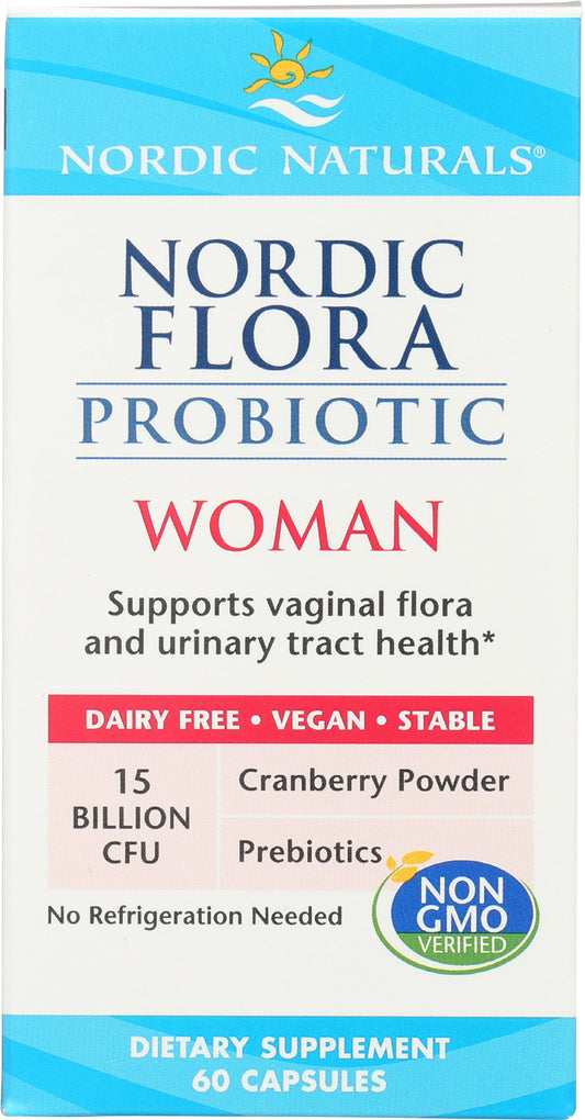 Nordic Naturals Probiotic Woman Front of Box