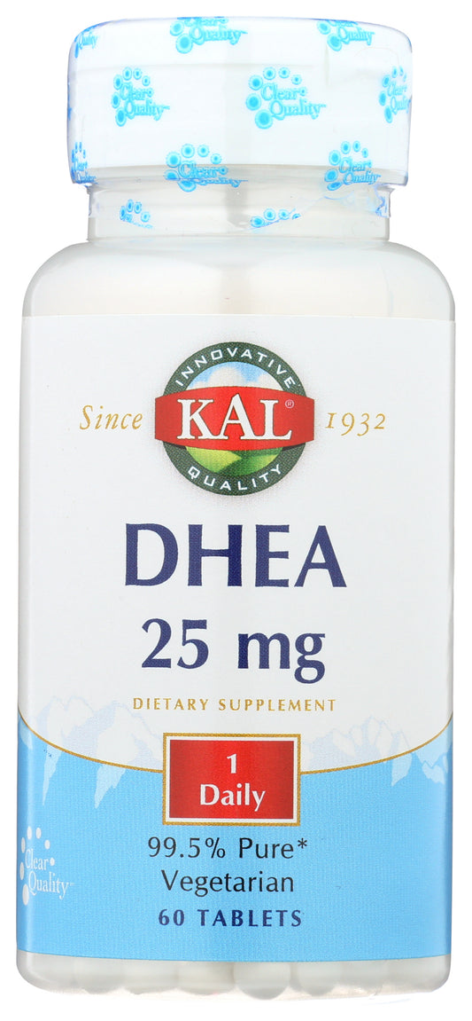 KAL DHEA 25mg 60 Tablets Front