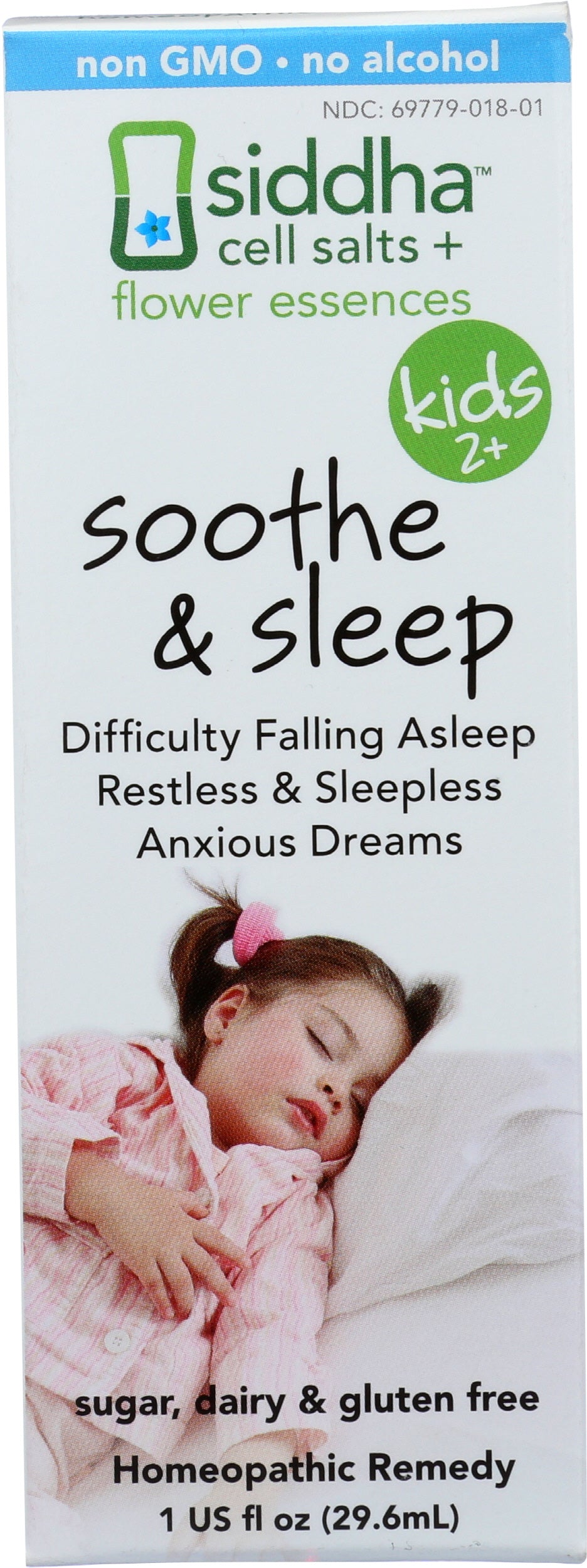 Siddha Remedies Soothe & Sleep Kids 2+ 1 Fl. Oz. Front