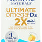 Nordic Naturals Ultimate Omega-D3 2X 1120mg + 1000 IU Vitamin D3 Front of Box