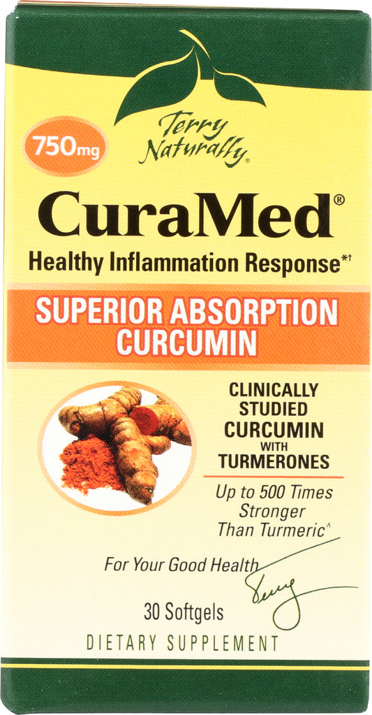 Terry Naturally CuraMed 30 Softgels Front of Box