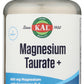 KAL Magnesium Taurate + 90 Tablets Front of Bottle
