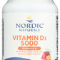 Nordic Naturals Vitamin D3 5,000 IU 30 Gummies Front of Bottle