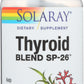 Solaray Thyroid Blend SP-26 100 VegCaps Front of Bottle