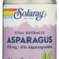 Solaray Asparagus Rhizome Extract 175 mg 60 VegCaps Front of Bottle