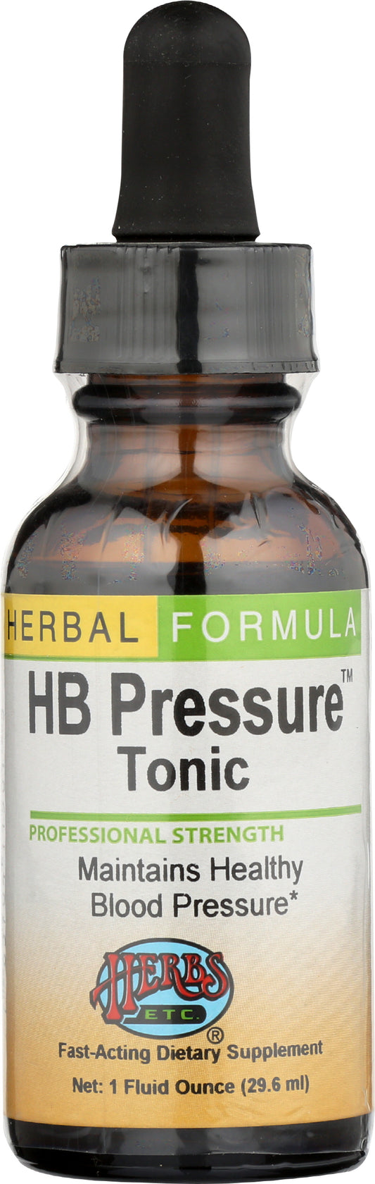 Herbs Etc. HB Pressure Tonic 1 Fl. Oz. Front