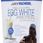 Jay Robb Vanilla Flavored Egg White Protein Powder 12oz Front of Bag
