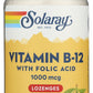 Solaray Vitamin B-12 with Folic Acid 90 Lozenges