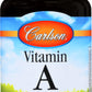 Carlson Vitamin A 25,000 IU with Pectin 100 Soft Gels Front of Bottle