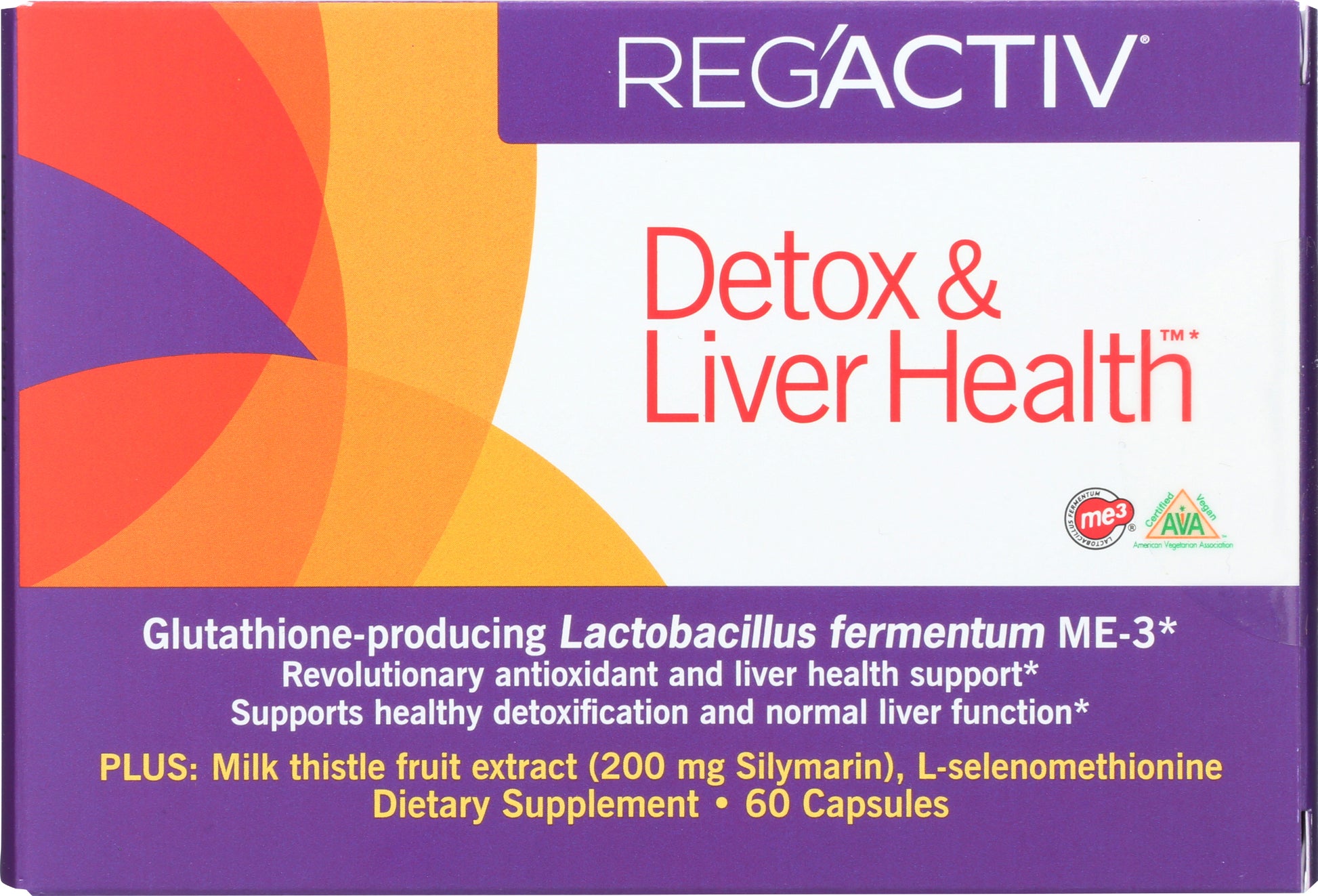 Reg Activ Detox & Liver Health 60 Capsules Front