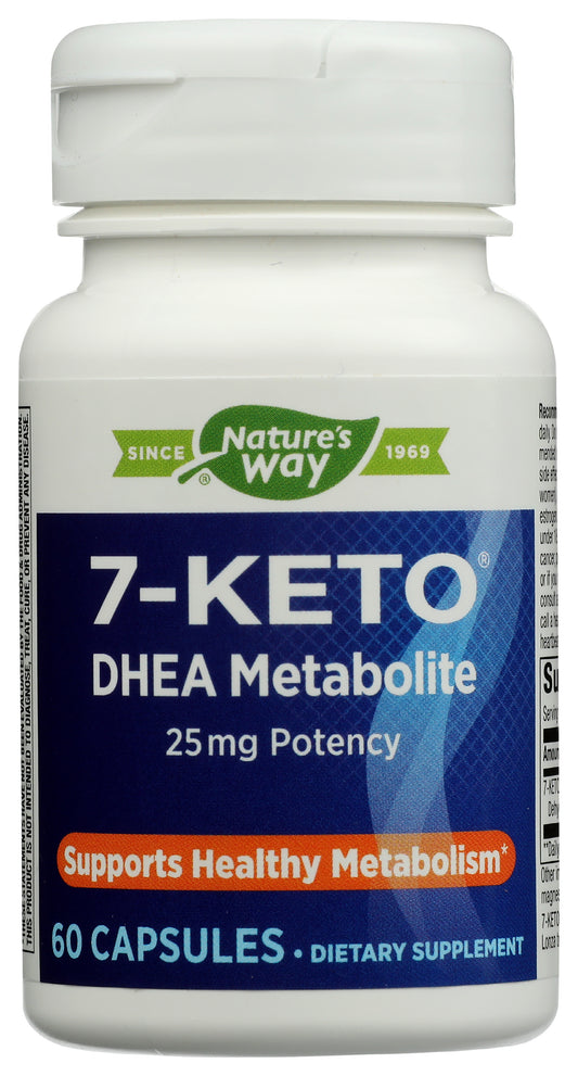Nature's Way 7-Keto DHEA Metabolite 60 Capsules Front of Bottle