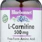 Bluebonnet L-Carnitine 500 mg 60 Vegetable Capsules Front