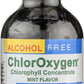 Herbs Etc. ChlorOxygen Mint Flavor 2 Fl. Oz. Front of Bottle