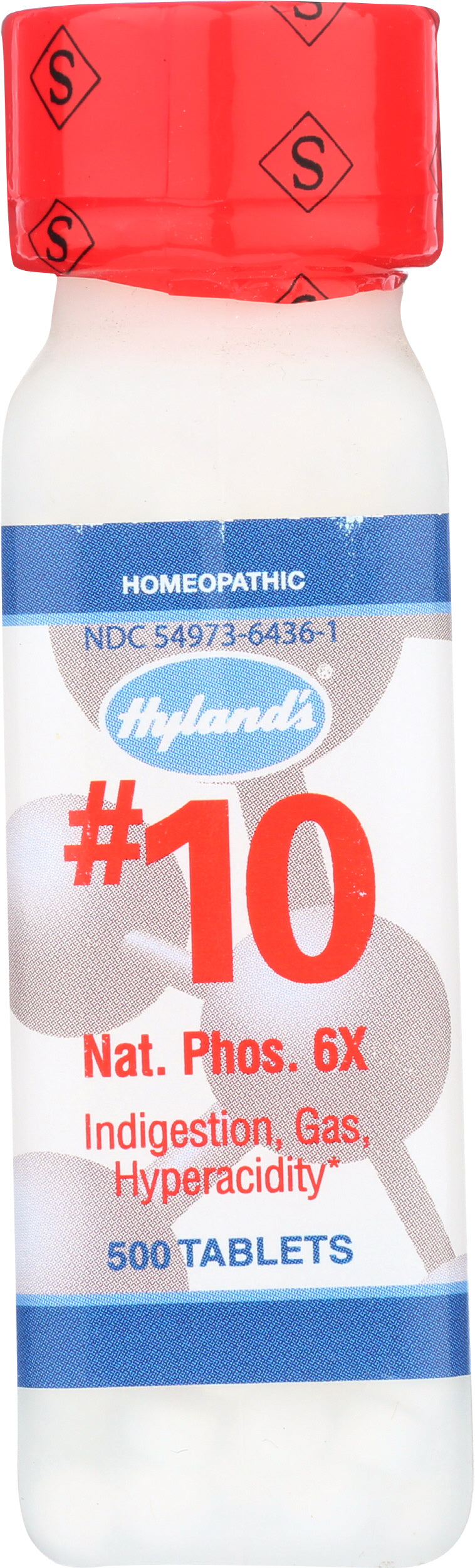 Hyland's #10 Nat. Phos. 6X 500 Tablets