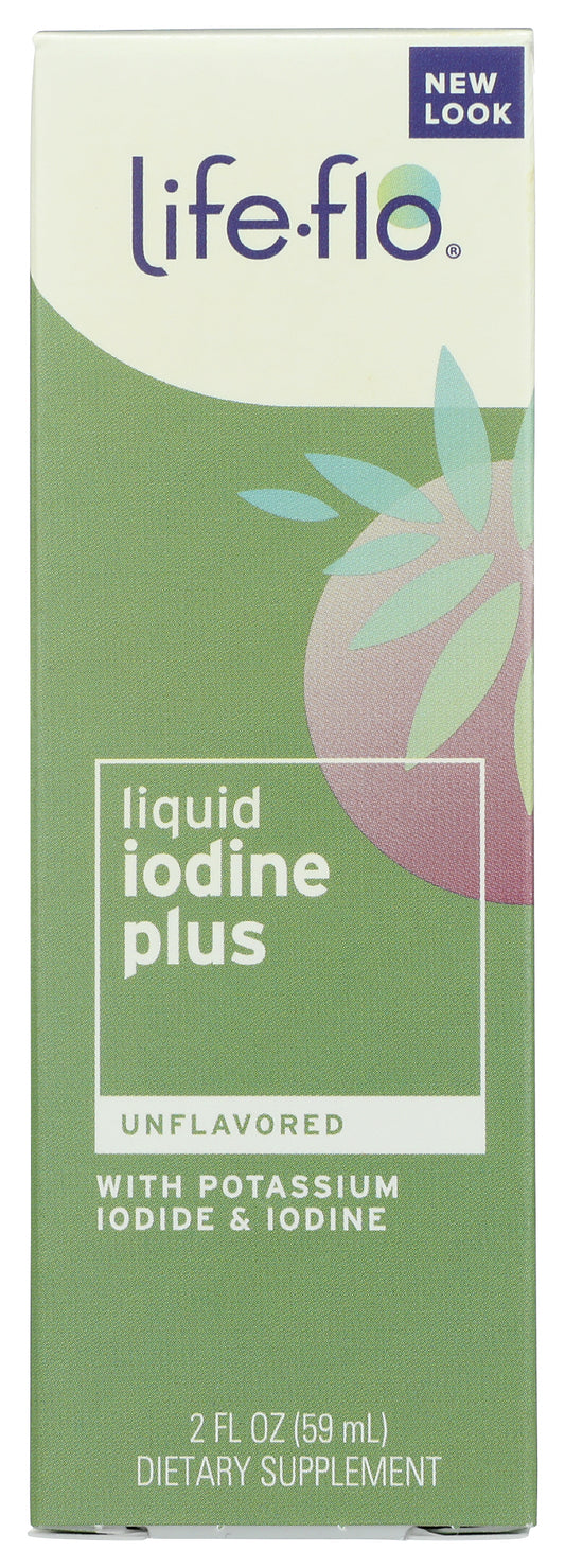 Life Flo Liquid Iodine Plus 2 Fl. Oz. Front of Box