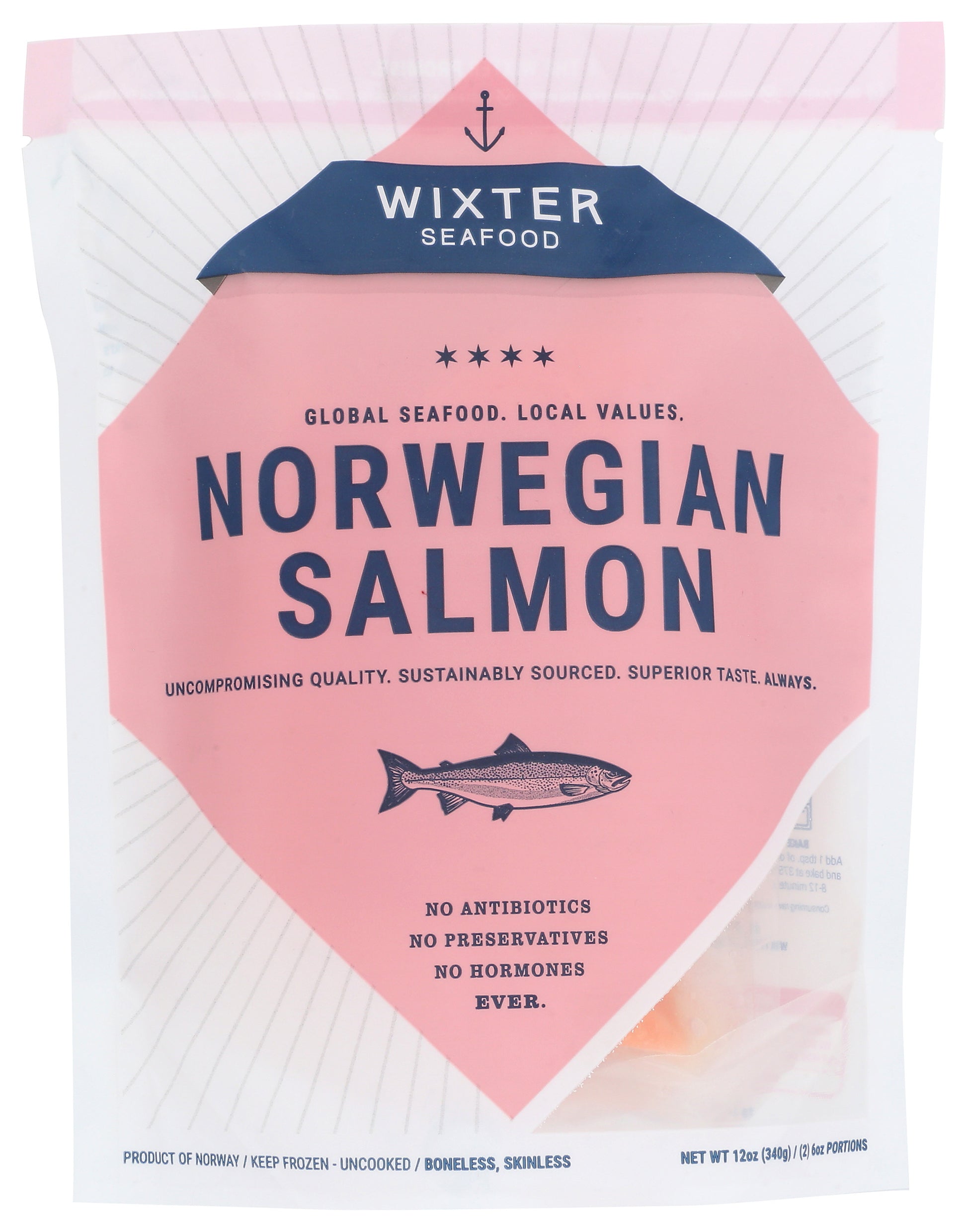 Wixter Seafood Norwegian Salmon 12oz